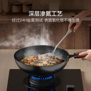 Zhangqiu старинный железный горшок ручной работы