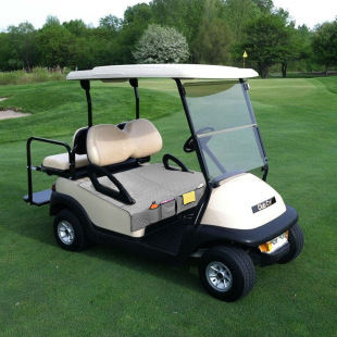 Amazon golf car seat cover 4 front pockets and non-slip bottom cushion Golf Cart cushion