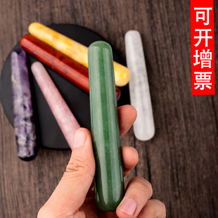 Трансграничная специальная Нефритовая Массажная палочка порошок Crystal Point stick Кристалл выбор бар Массажер красоты оптом Прямые поставки