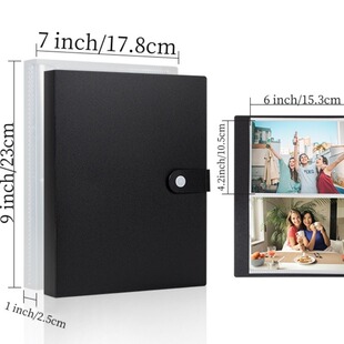 Pu Photo Album Customization 4x8.8inch Pages Star Card Game Card Postcard Collection Album Graduation Album
