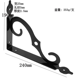 Factory shelf wall hanging right-angle shelf 90-degree fixed shelf triangle bracket storage rack