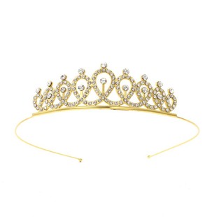 Crown Children Girl Princess Simple Cute Hair Hoop Baby Holiday Performance Hair Accessories Birthday Crown Cake Hair Hoop