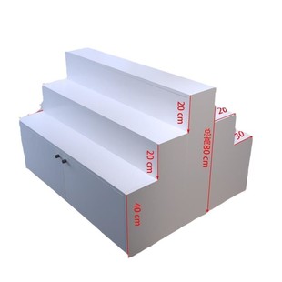 Step-type Middle Island Cabinet Display Cabinet Trapezoidal Ladder Display Rack Shoe Cabinet Counter Display Cabinet Flower Shelf Gift Shelf