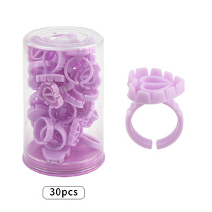 Wholesale barrel ciliary heart-shaped ring cup 30pcs/barrel grafting eyelash glue tray eyelash blossom cup