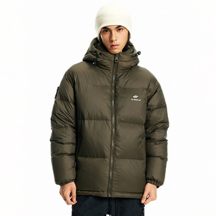 90% Grey Duck Down Hooded Down Jacket Men's Winter Loose Fashion Brand Casual Bread Suit Men's Warm Cold Jacket