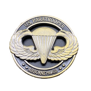 Американский десантник полая памятная медаль военные фанаты Военная коллекция значок медаль креативное украшение военный маленький подарок игрушка