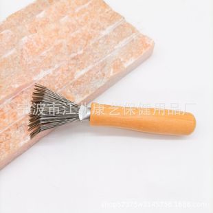 [factory spot] stainless steel wire lotus handle cleaning brush hair comb cleaner