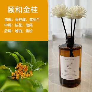 Indoor white tea aromatherapy bedroom air fresh fire-free fragrance 260ml large capacity supplement liquid aromatherapy essential oil