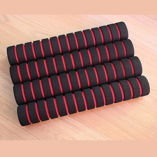 Bicycle Lengthened Bamboo Sponge Handle Set Road Car Colorful Handle Gloves Dead Flying Handle Set Bicycle Modification Accessories
