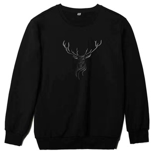 [Imitation Cotton Sweatshirt] Large Size Men's Crewneck Sweatshirt