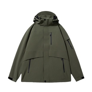 2024 high-end assault clothing men's and women's anti-virus waterproof mountaineering clothing three-in-one detachable warm breathable ski clothing