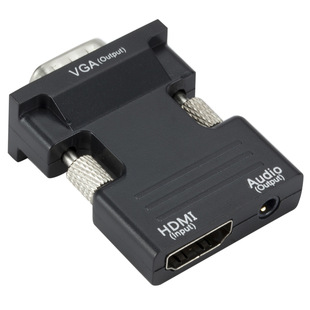 Amazon HDMI female to VGA male adapter converter with audio projection HD computer hdmi to vga