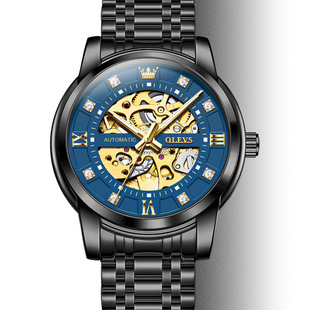 Oulishi Brand Watch Оптовая продажа, автоматические механические часы, мужские механические полые мужские часы, мужские часы