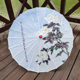 Antique Umbrella Oil Paper Umbrella Hanfu Women's Outdoor Decorative Umbrella Light Antique Dance Umbrella Ceiling Decorative Umbrella Classical Chinese Style