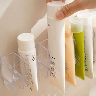 Facial Cleanser storage rack punch-free wall-mounted hand cream toothpaste storage rack skin care cosmetics storage rack