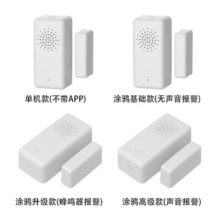 Граффити умный Wi-Fi дверной магнитный датчик Противоугонный детектор вторжений в двери и окна мобильное приложение удаленный мониторинг в реальном времени