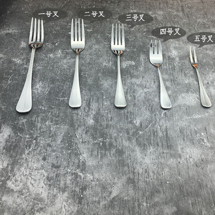 1010 tableware Western food knife and fork spoon pointed spoon round spoon hotel steak knife and fork cake shovel long handle coffee mixing spoon