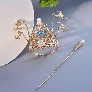 Корона для волос Hanfu Мужские головные уборы Мужские и женские головные уборы