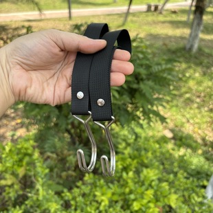 New Electric Vehicle Motorcycle Hook Front Stainless Steel Strap-On Metal Take-Out School Bag Helmet Load-Bearing Hook