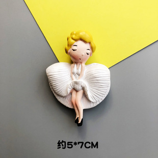 Милые звезды Губка Боб мультфильм наклейки на холодильник 3D трехмерные индивидуальные креативные магнитные наклейки для сообщений