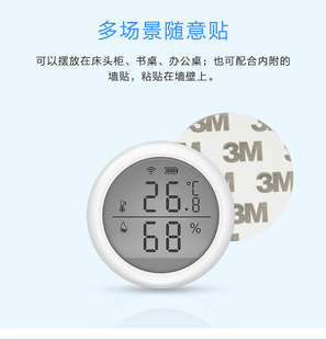 Graffiti smart WiFi temperature and humidity sensor temperature sensor humidity detector home wireless smart home