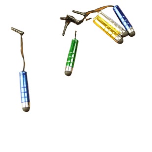 Bullet style touch screen pen export high-end UV spray mobile phone pendant mobile phone pen capacitive pen conductive pen