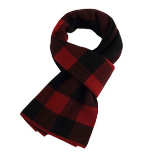 Cashmere Scarf Men's Autumn and Winter Gift Thickeneded Warm Versatile Wool Scarf Gift Box for Dad and Elders