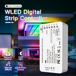 Умный контроллер цифровой световой ленты GLEDOPTO WLED, многопортовый RGBWS2811/2812B/2813WIFI