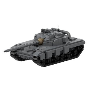 MOC-151651 T-64A Модель танка совместима с военной бронированной машиной Lego, сборка строительных блоков, игрушечный мальчик