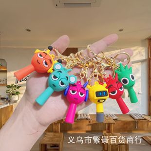 Трансграничный взрыв Sprunki Plush ритм-коробка новая игра периметр брелок подвеска кукла в наличии