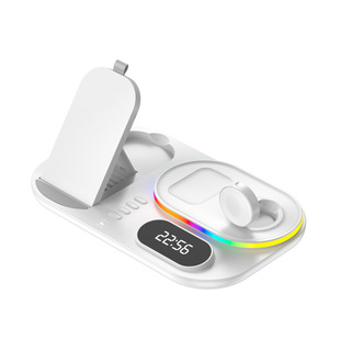 Three-in-one wireless charger for Apple mobile phone 30W base iwatch1-7 generation multi-function wireless charger