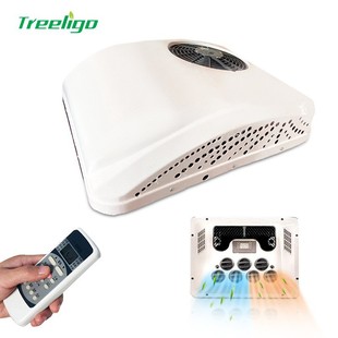 Source manufacturer car air conditioner 12v24v new high distribution split air conditioner electric heating and cooling room truck parking air conditioner