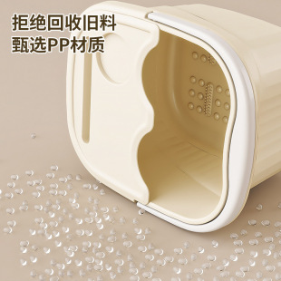 Foot Bath Bucket over the Calf, High and Deep Thickened Foot Bath Bucket, Household Plastic Knee-High Foot Bath Basin, Foot Bath Insulated Foot Bath Basin