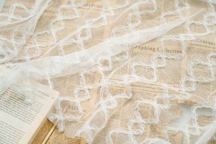 Новый цвет конфеты сетка розетки в форме ромба свадебное платье вышитая ткань весна и лето микро-наполнитель платье женская ткань