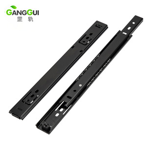 27 wide two section drawer slide rail meter box hanging picture frame slide rail thickened steel two section refrigerator tray slide rail