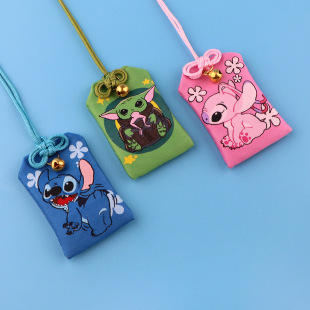 Totoro Kabi Animation Pendant Wholesale Ping An Fu Bag Shi Di Zi Amulet Imperial Sachet Empty Bag Cute Pendant