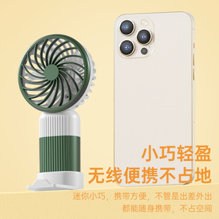 USB Mini Handheld Small Fan Household Desktop Electric Fan with Stand Outdoor Portable Fan Gift