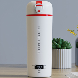 New Simple Electric Heating Cup Small Portable Travel Electric Hot Water Cup Water Kettle Integrated Automatic Mini Health Pot