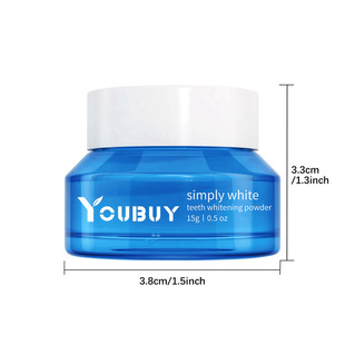 YOUBUY Cross-border Special for Teeth Whitening White Powder White Tooth to Reduce Tooth Stains, Yellow Tooth Stains, Smoke Stains, Tartar