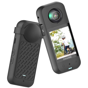 Applicable to Shadow Stone Insta 360 X3 silicone case drop-resistant frame soft case sports camera accessories protective case