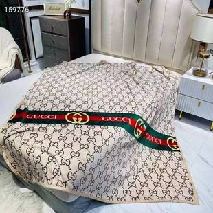 Cross-border Trendy Brand New Style Blanket Light Luxury Flannel Blanket Comfortable Blanket Dormitory Sofa Office Nap Blanket