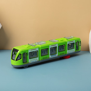 High-speed train lights Music Toys Fuxing track Harmony boy EMU children's subway train model