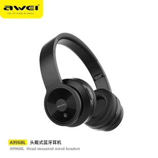 AWEI использует наушники высокого качества звука Bluetooth 5.0 с собственным переключением с большими беспроводными стерео наушниками