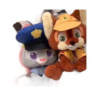 Cute Birthday Gift Crazy Animal City Nick Judy Doll Plush Fox Plush Toy Childish Doll