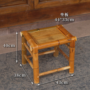 Wholesale Sichuan bamboo chair stool back chair handmade old-fashioned bamboo woven household children's small bamboo stool woven baby lying