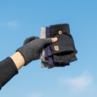 Winter Warm Gloves USB Gloves Plush Heating Gloves Charging usb Gloves USB Flip Gloves