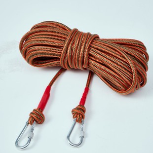 Outdoor Clothesline Nylon Rope Thickened Steel Wire Core 10.2m Punch-Free for Drying Clothes Quilt Windproof Clothes