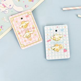 Jade Cinnamon Dog HelloKitty Brooch New Sky City Metal Brooch Japanese and Korean Cartoon Jewelry Clothing Bag Pendant