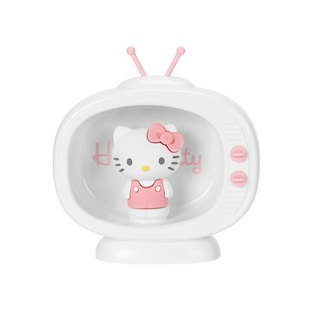 Genuine Sanrio Family Dessert Cake Cup USB Voice Control Night Light Culomi Big Ear Dog Wholesale Gift