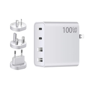 100W Gallium Nitride Charger Supports 9V12V15V20V Fast Charging QC Fast Charging Suitable for Xiaomi Apple Qingying